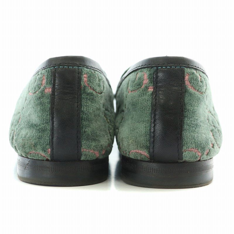 グッチ GUCCI ヨルダーン ホースビット GG柄 ローファー ベロア
