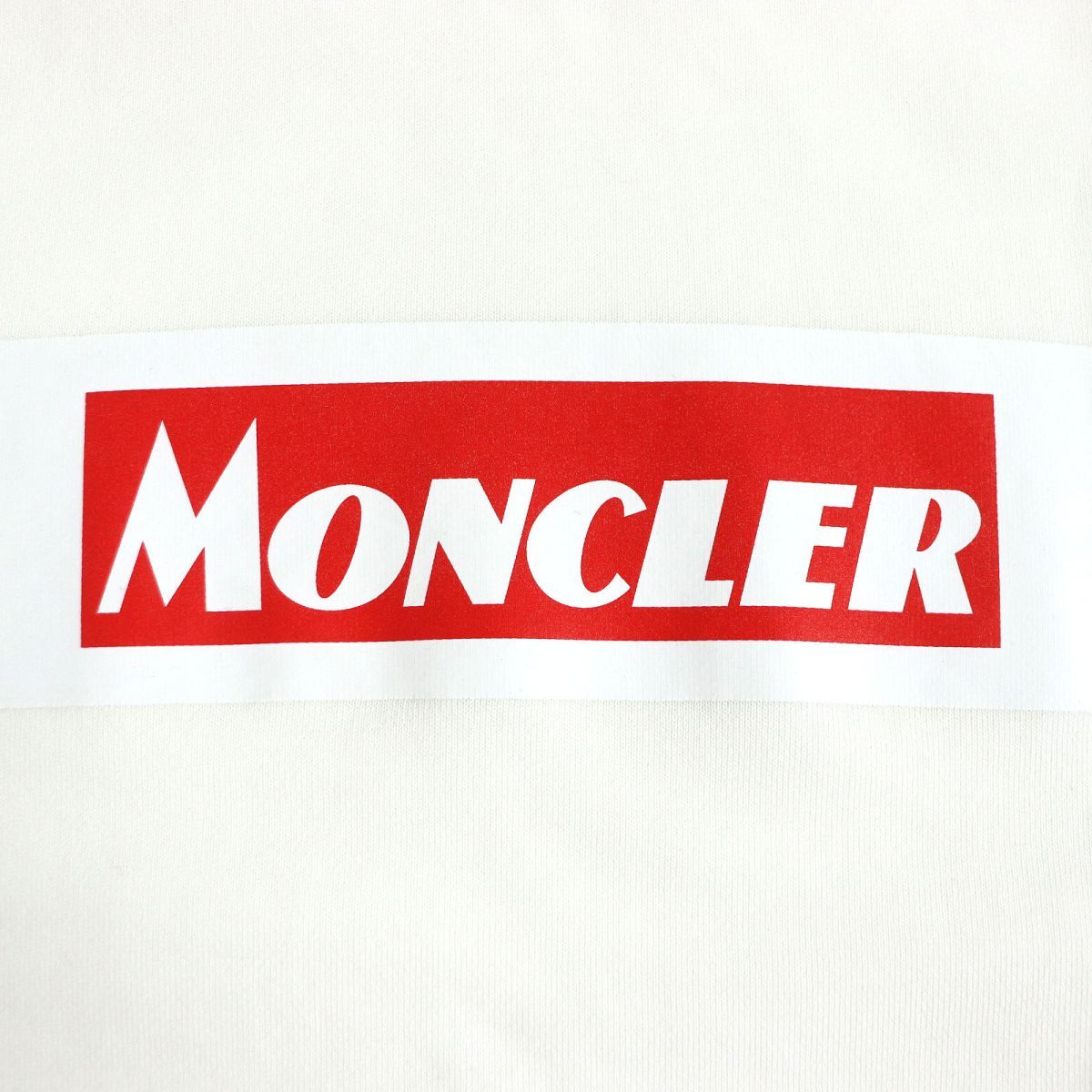 美品□20SS MONCLER/モンクレール MAGLIA ボックスロゴ/ロゴワッペン ...