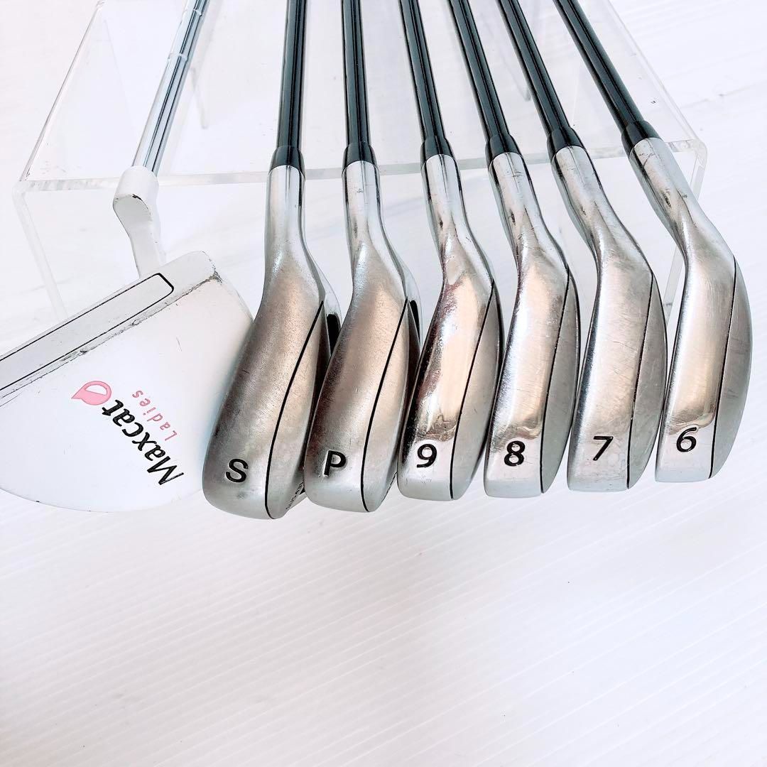 マックスキャット レディースゴルフセット 10本 Lフレックス クラブ