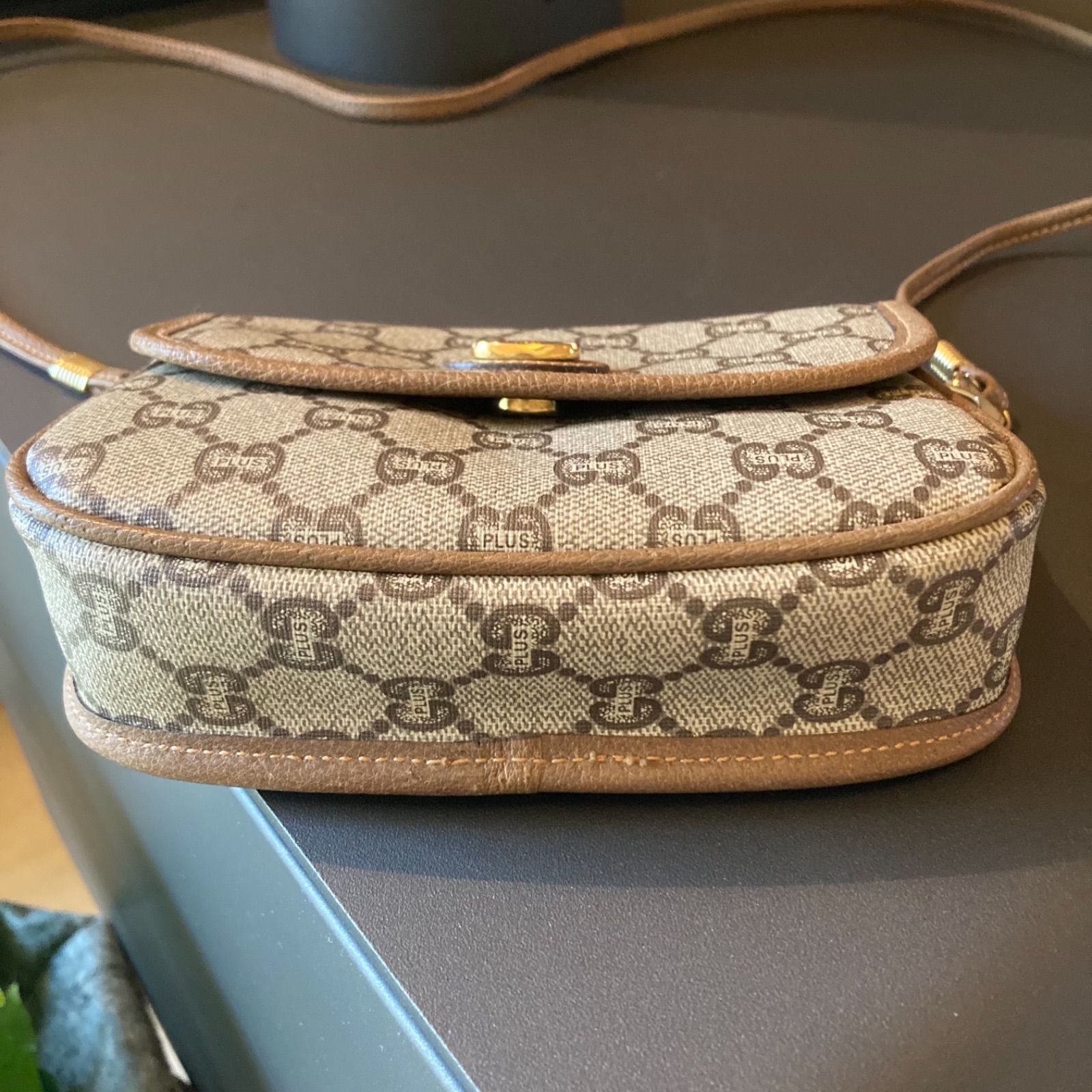 希少 OLD GUCCI オールドグッチ ショルダーバッグ GG柄 - メルカリShops