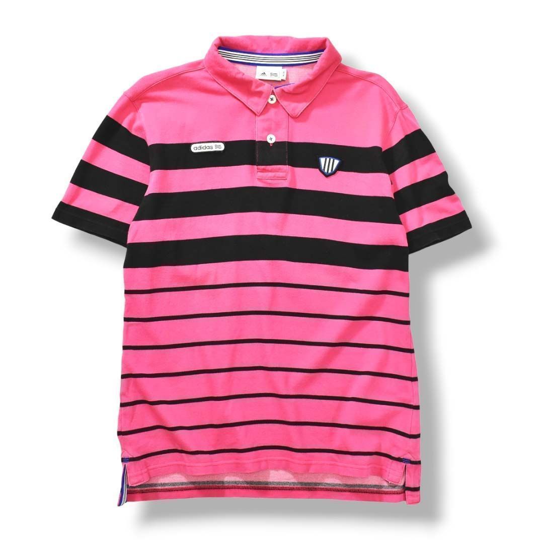 アディダス ゴルフ adidas GOLF ボーダー柄 半袖 カノコ