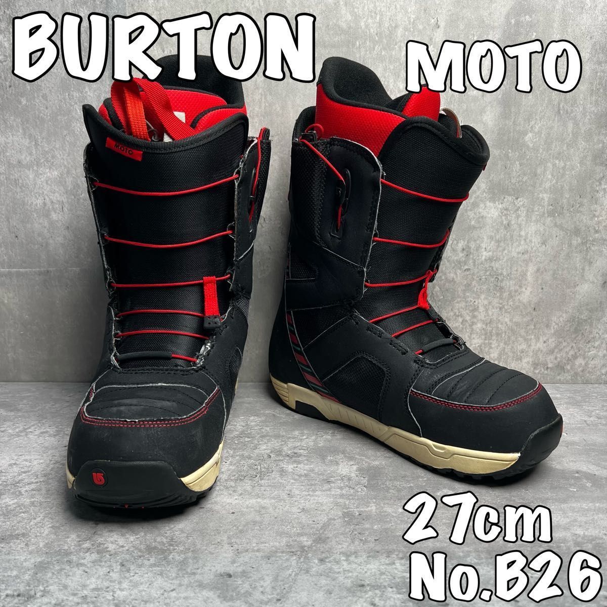 スノーボード BURTON Moto 27cm BURTON MOTO メンズ スノーボード ブーツ 27cm B26 若