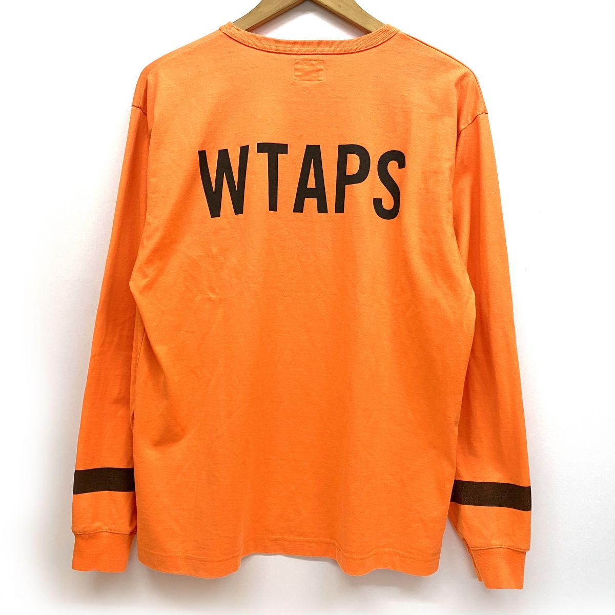 WTAPS ダブルタップス WTVUA ロンT 長袖 Tシャツ オレンジ サイズS