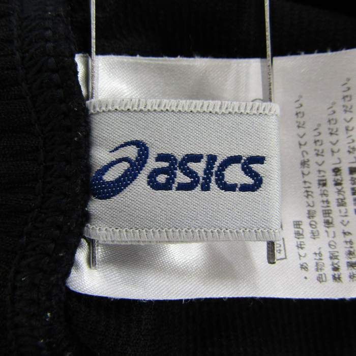 アシックス ショートパンツ ボトムス ワンポイントロゴ ジャージ スポーツウエア レディース Lサイズ ブラック asics 【中古】