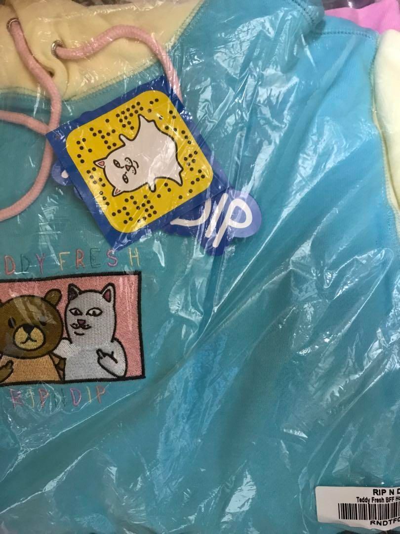 リップンディップ RIPNDIP パーカー S teddy fresh BFF マルチカラー  