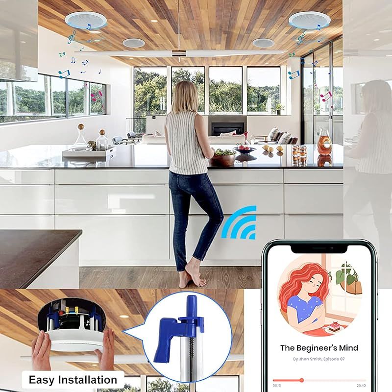 天井スピーカー 4スピーカー