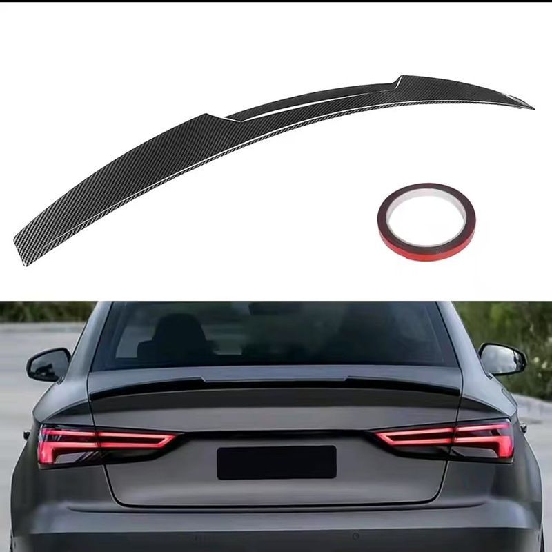 アウディA3 S3 RS3 8V 2014～2020年対応 リアスポイラー ブレード型 外装パーツ 貼り付け簡単DL14LYX人気注目