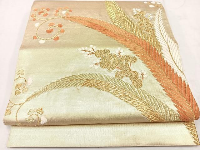 O0933 美品 逸品 豪華 唐織 正絹 袋帯 O0933 美品 逸品 豪華 唐織 正絹 袋帯 袋帯 美品 逸品 六通 正絹