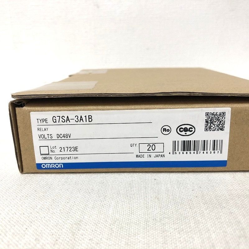 オムロン G7SA-3A1B DC48V セーフティリレー 20個セット OMRON 【新品 