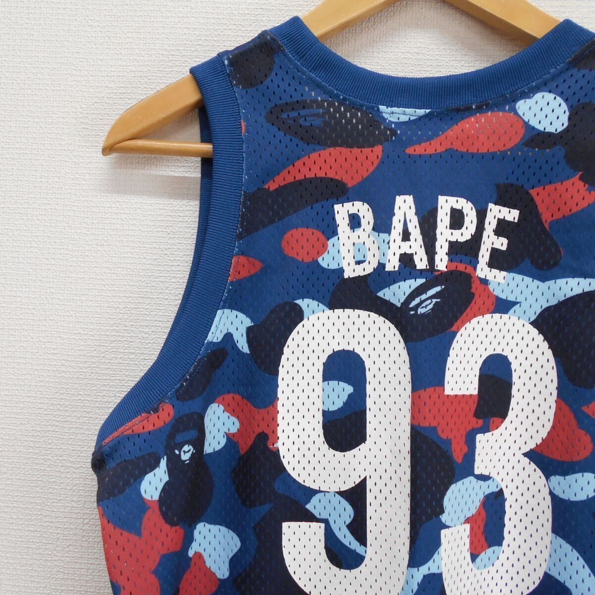 A BATHING APE アベイシングエイプ 001CSD301009X メッシュ タンク 