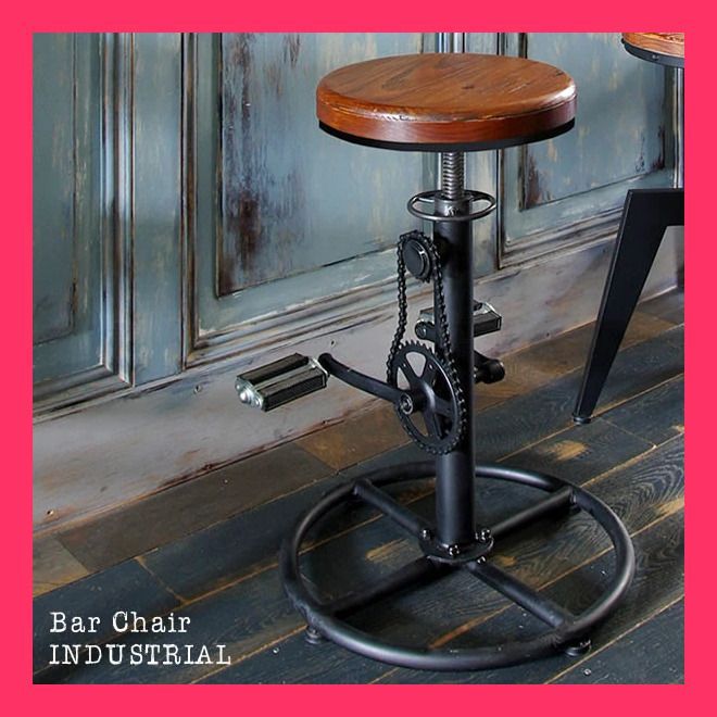 ☆売れ筋☆INDUSTRIALシリーズ バーチェア KNC-A819 バーチェア 工業