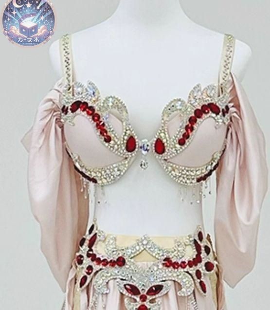 新品 未使用 新作 ベリーダンス衣装 人気 トップスブラ スカート 光沢