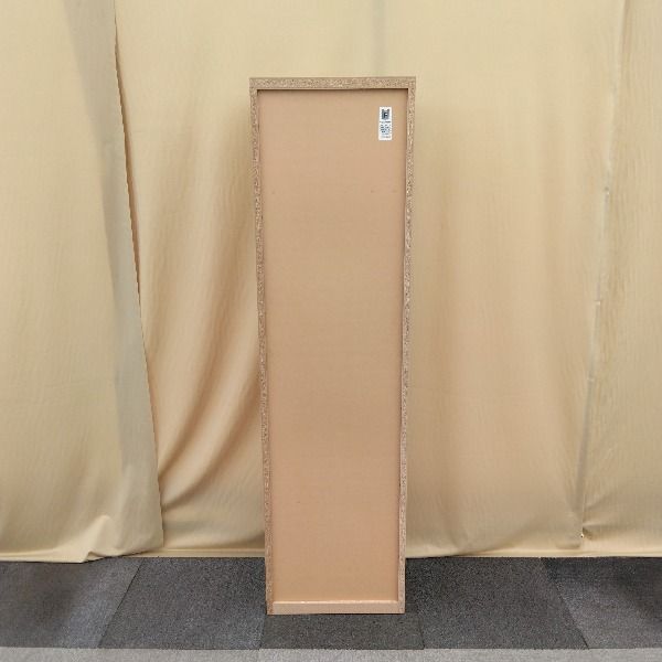 ブラウン 天然木調オープンキャビネット
