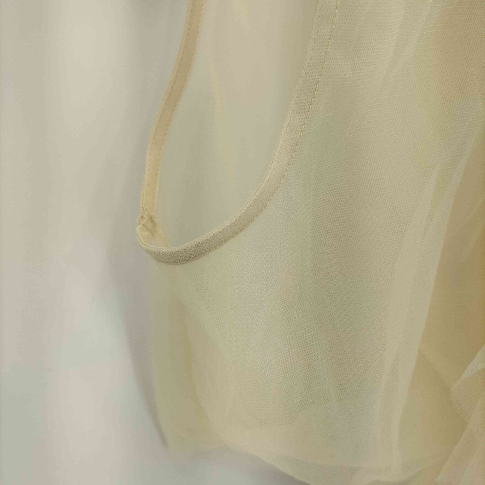 スタイルミキサー STYLEMIXER チュールシャーリングトップ レディース