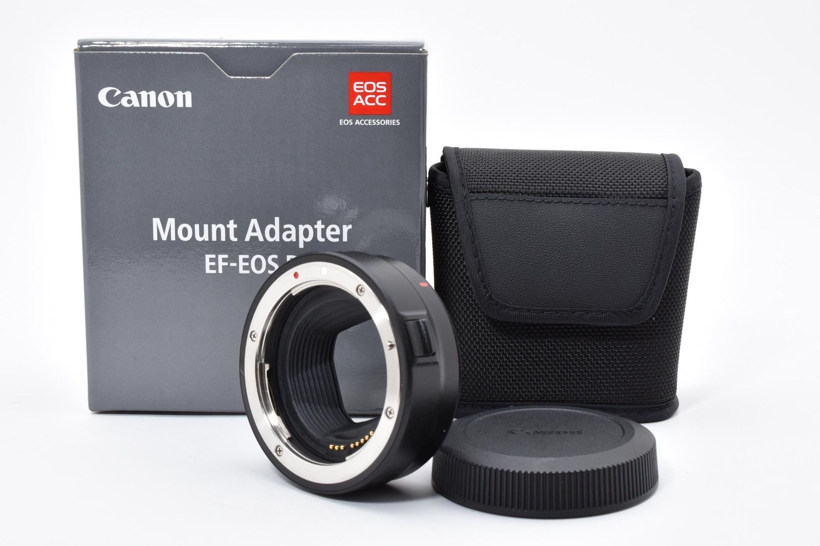 超 上 キヤノン Canon マウントアダプター EF-EOS R 元 き ケース付き キャップ付き 完動品 21P31A510045