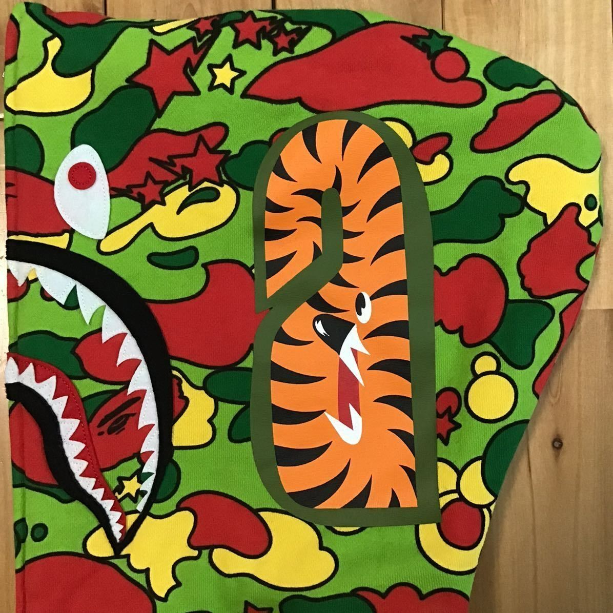 Psyche camo シャーク パーカー Sサイズ shark full zip hoodie a