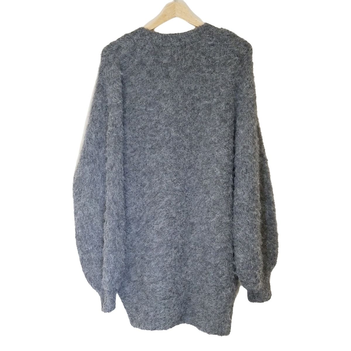 MAISON SPECIAL メゾン カーディガン サイズF レディース - グレー 長袖 ロング丈