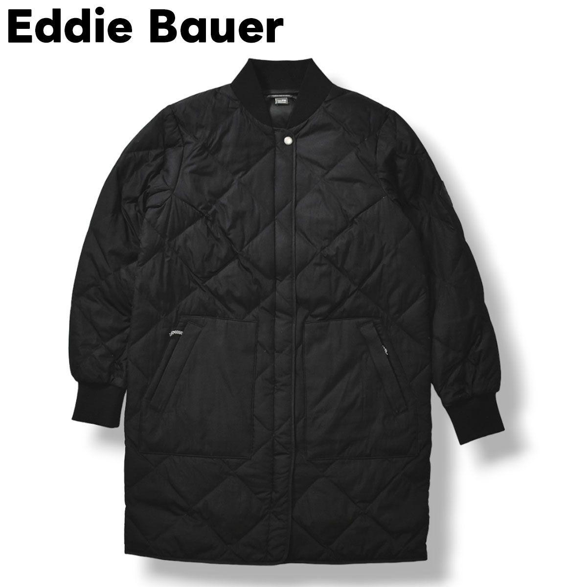 エディーバウアー Eddie bauer キルティング ダウンジャケット 黒