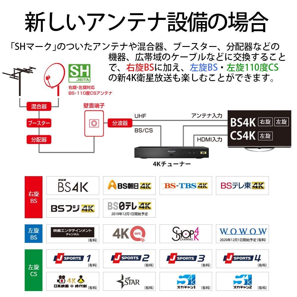 新4K衛星放送対応