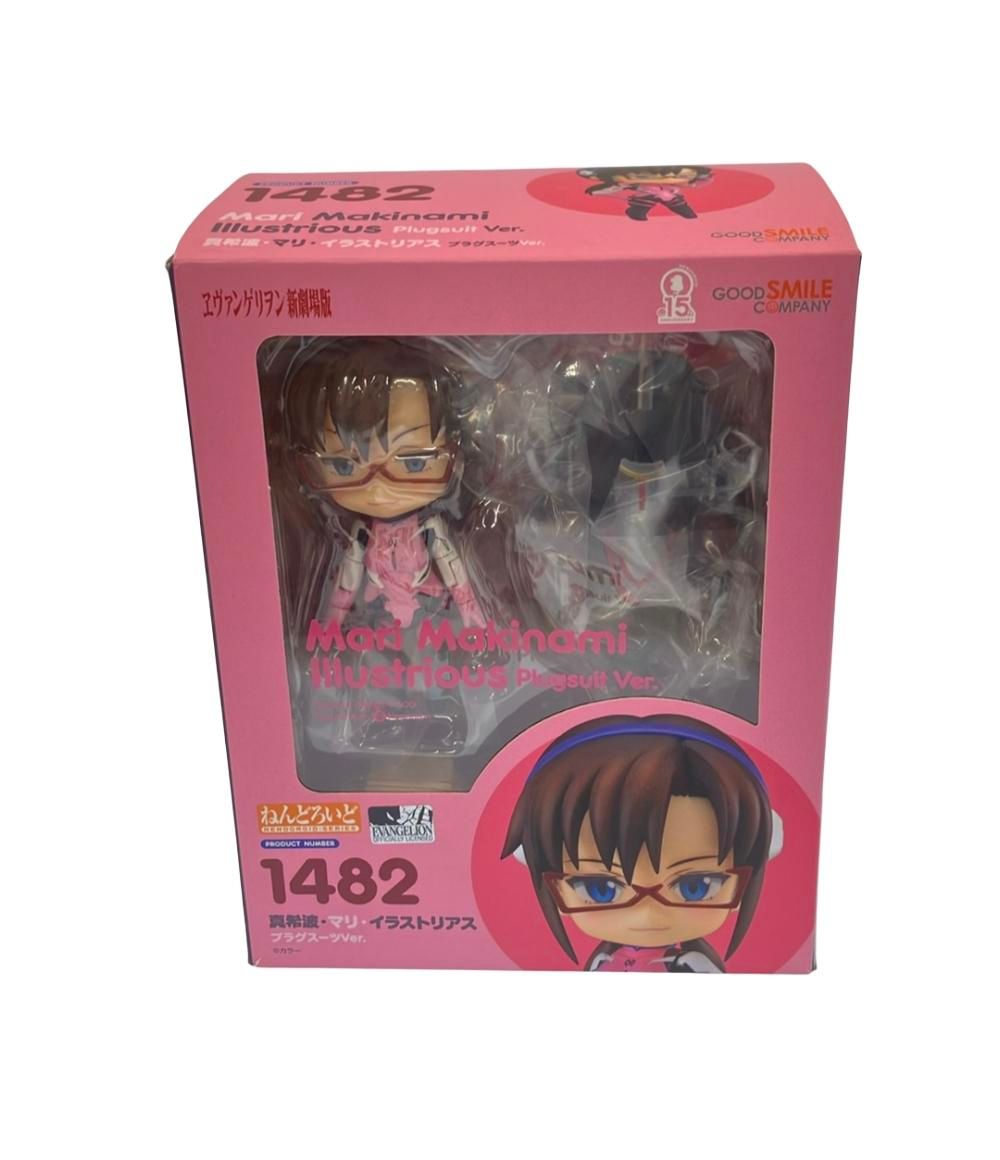 美品 新世紀エヴァンゲリオン ねんどろいど フィギュア 真希波・マリ・イラストリアス プラグスーツVer. 1482 グッドスマイルカンパニー ねんどろいど 真希波・マリ・イラストリアス プラグスーツVer