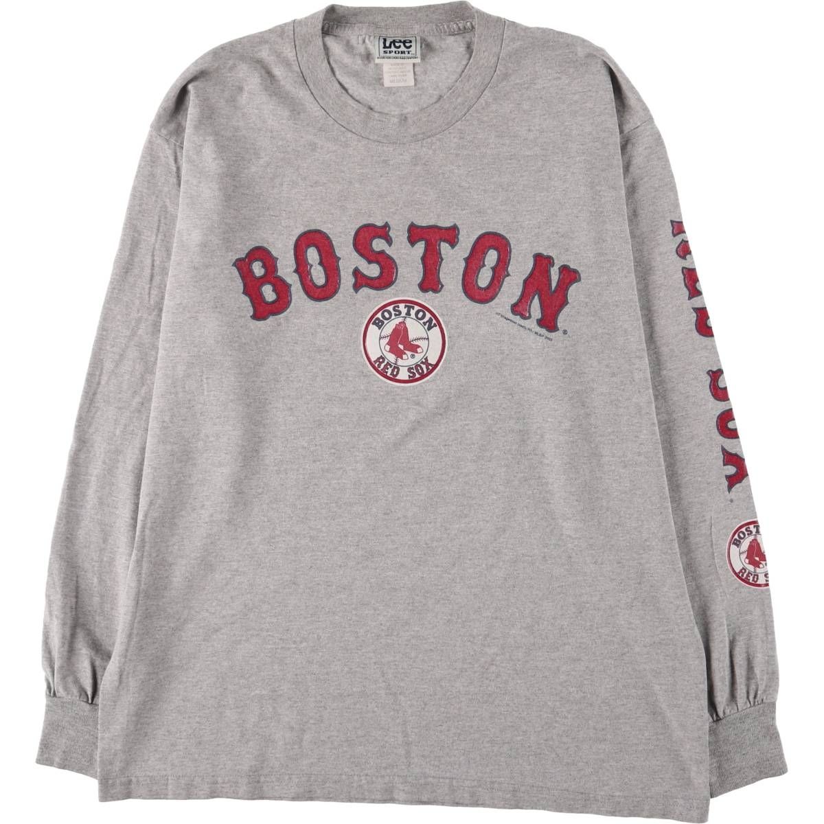 古着 90年代 リー Lee SPORT ロングTシャツ ロンT MLB BOSTON RED SOX