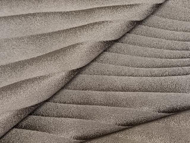 平和屋着物▽上質な小紋 単衣 霞文 正絹 AABC0327fy