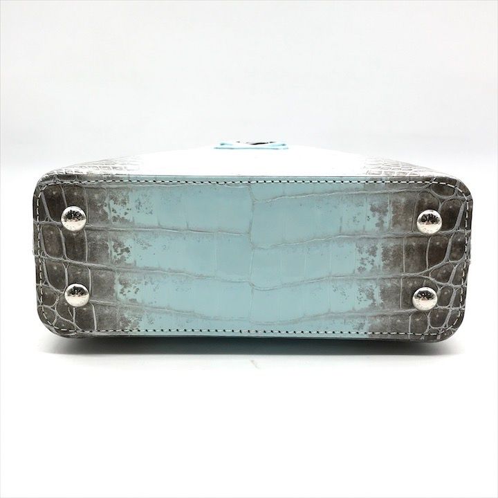 展示品 LOUIS VUITTON ヴィトン カプシーヌ ミニ クロコダイル サハラ