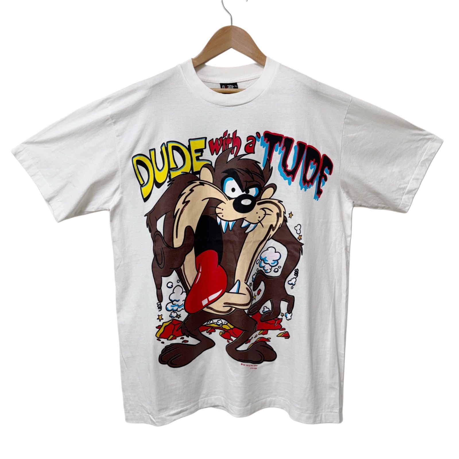 【レア3XL☆US輸入90s】ルーニーテューンズ タズマニアンデビル Tシャツ 90's vintage タズマニアンデビル ボクシングTシャツ ルーニー