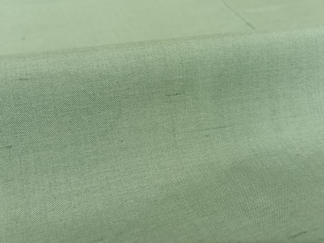 平和屋着物○本加賀友禅作家 成竹登茂男 白山紬 色無地 湊鼠色 銀座お  