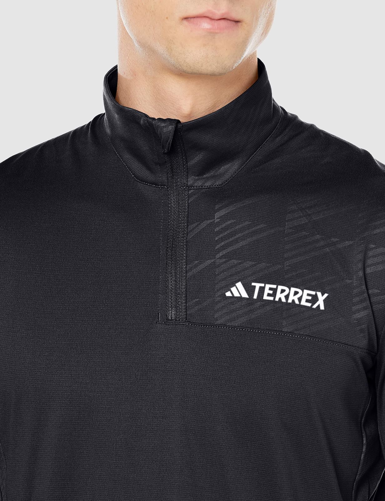 アディダス 長袖 Tシャツ テレックス マルチ ハーフジップ メンズ ブラック HT9501 2L ブラック HT9501 XL