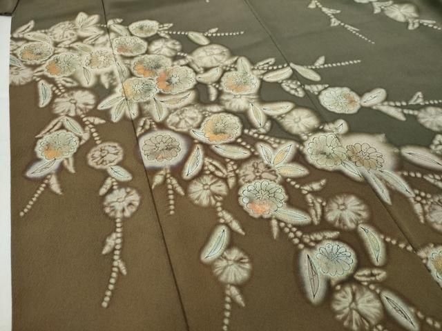 平和屋着物○訪問着 作家物 手描き 辻が花 暈し染め 金彩 正絹 逸品