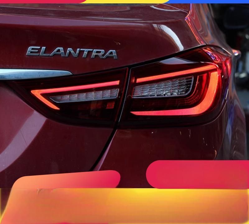 12-16年式 現代朗動対応 LEDテールランプ 流れるウインカー ブレーキランプ付属 改装用ユニット|6.18