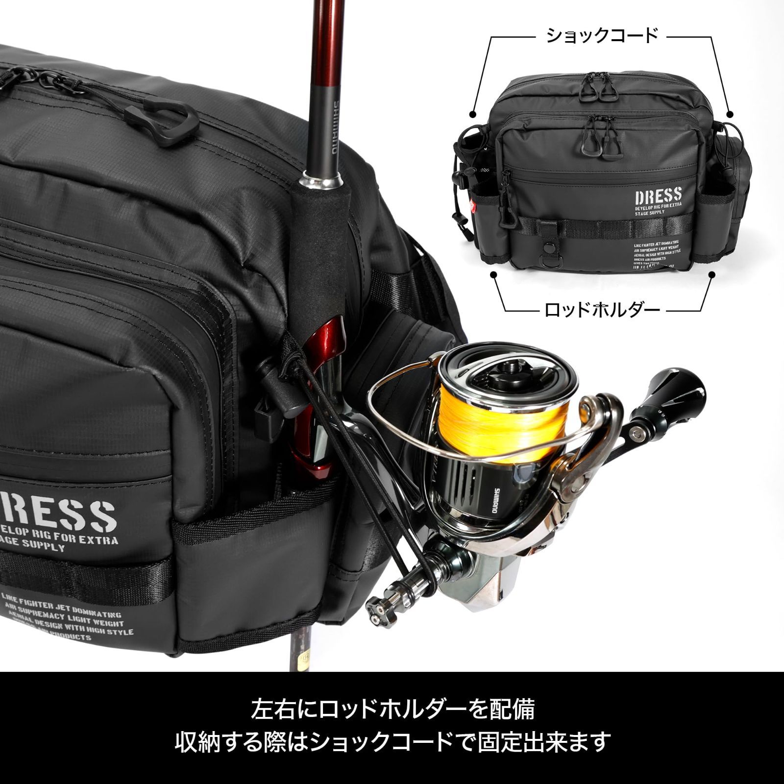 ドレス(DRESS) ホールディングショルダーバッグ グラファイト