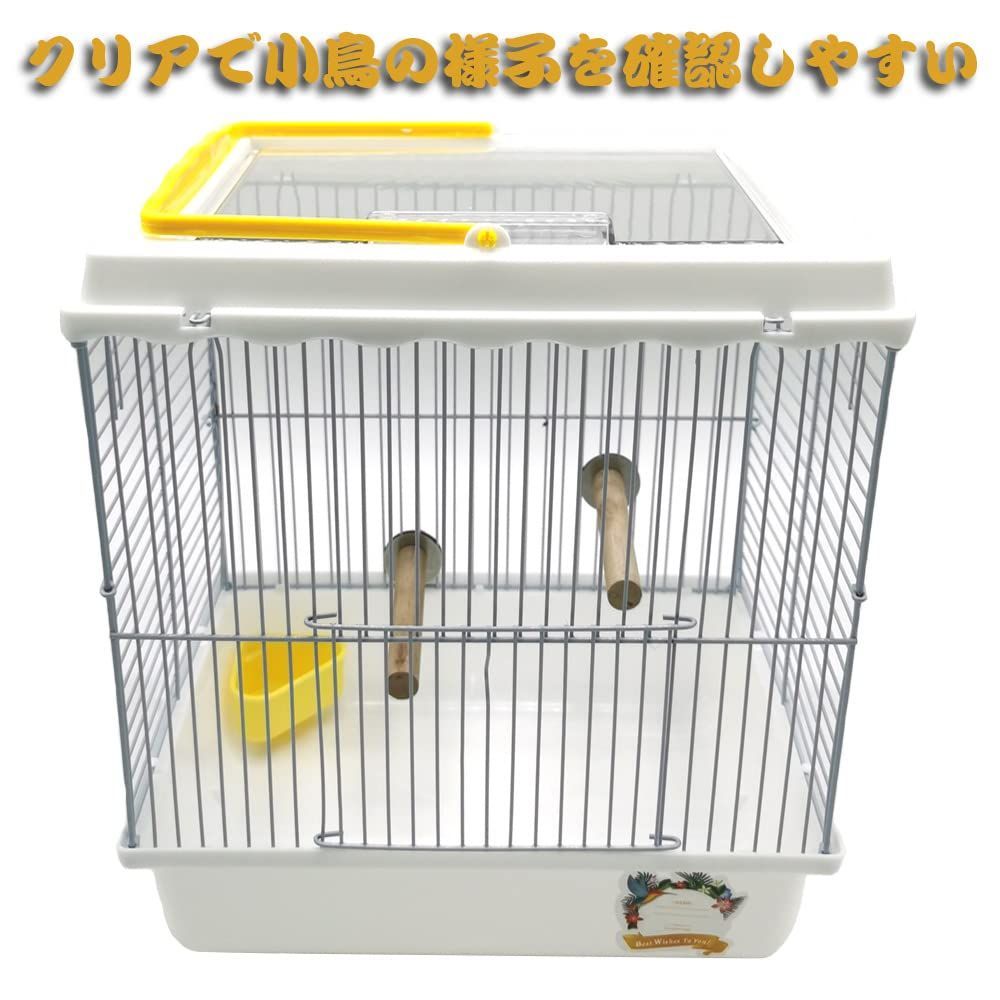 数量限定】お出かけ キャリーケージ アクリル キャリー 文鳥 ケージ インコ 止まり木 餌入れ 移動 セキセイ 小鳥 キャリーケース カゴ 鳥かご 鳥  バードパレス 通院 IYOIYA 日光浴 バードキャリー - メルカリ