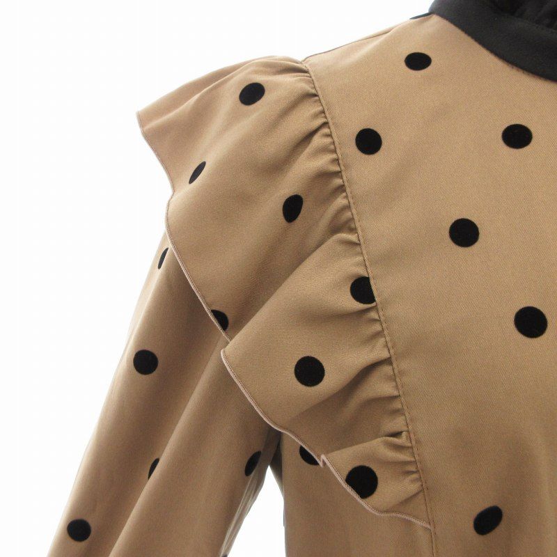 M'S GRACY エムズグレイシー　長袖　トップス 38 エムズグレイシー M'S GRACY 長袖シャツ ブラウス ドット柄