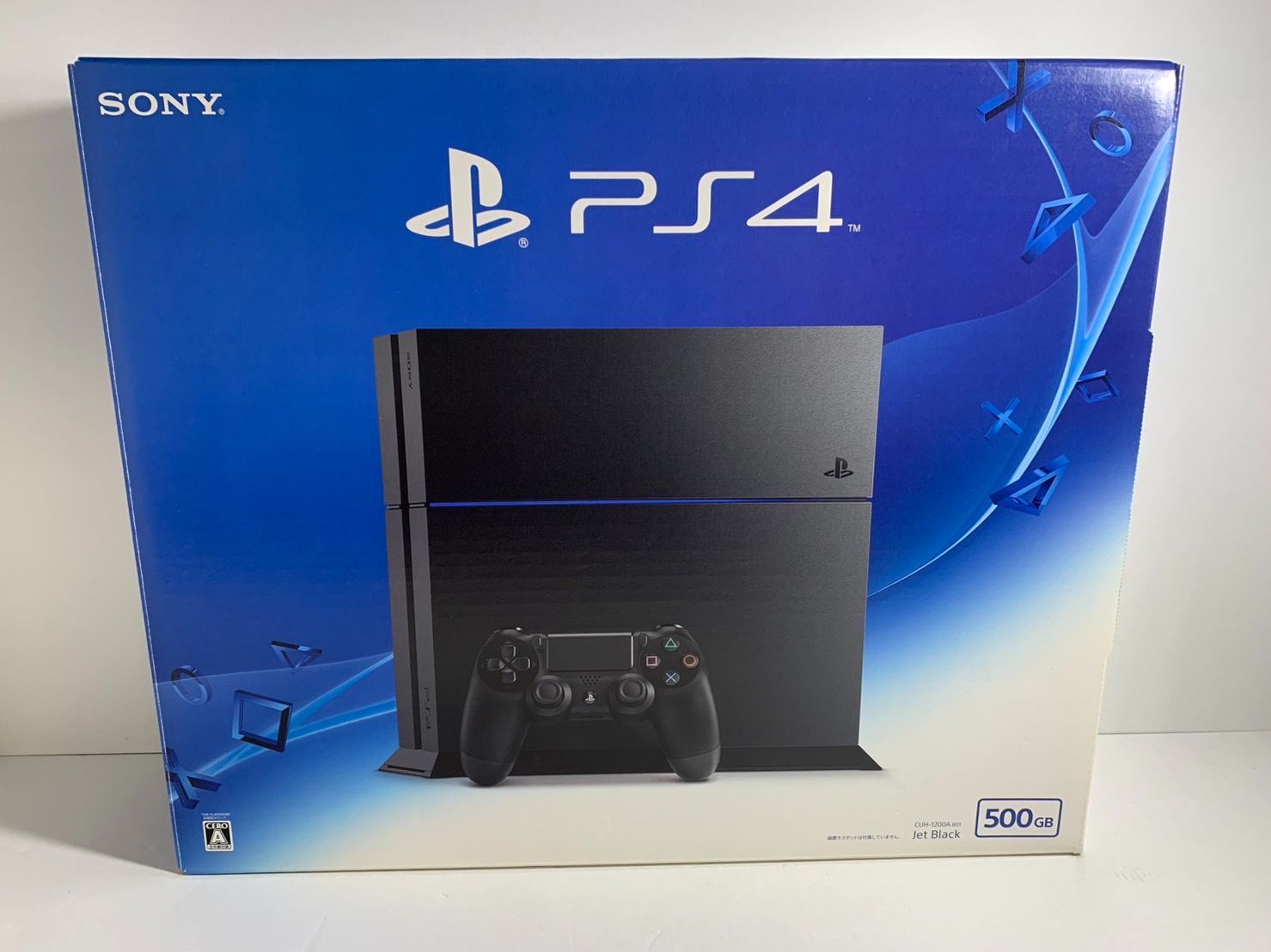 25.PlayStation 4 ジェット ブラック 500GB CUH-1200AB01 併売品