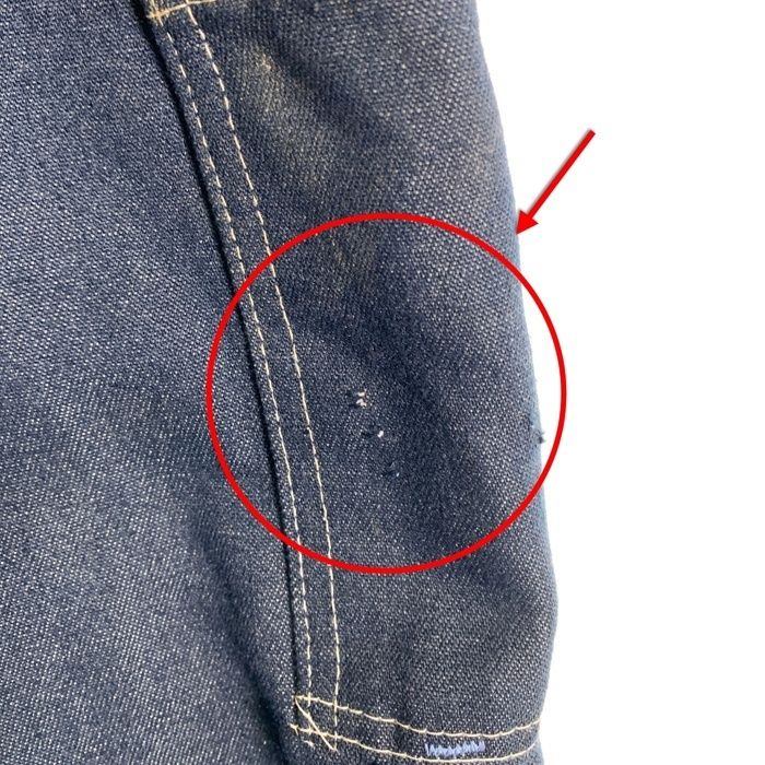 Sears シアーズ TOUGHSKINS デニムオーバーオール インディゴ Size 38
