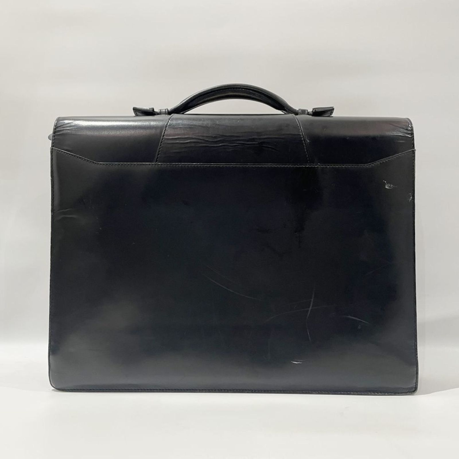 Cartier カルティエ メンズ レザー ブリーフ ケース トート