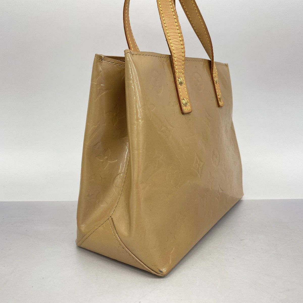 ルイヴィトン ヴェルニ リード PM ハンドバッグ ノワゼット ルイ  