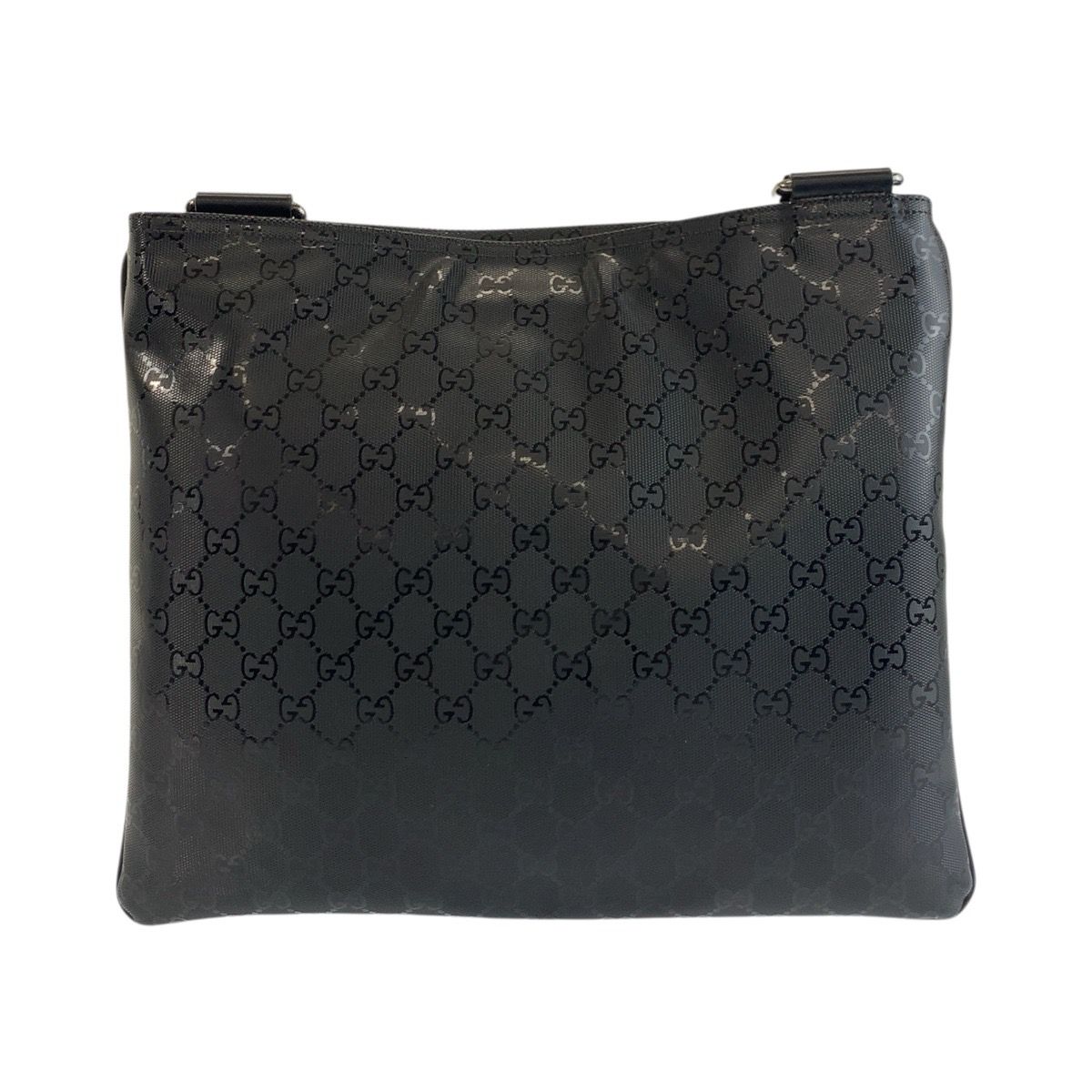 GUCCI - 美品 GUCCI グッチ ブラック 黒 シルバー金具 ナイロン