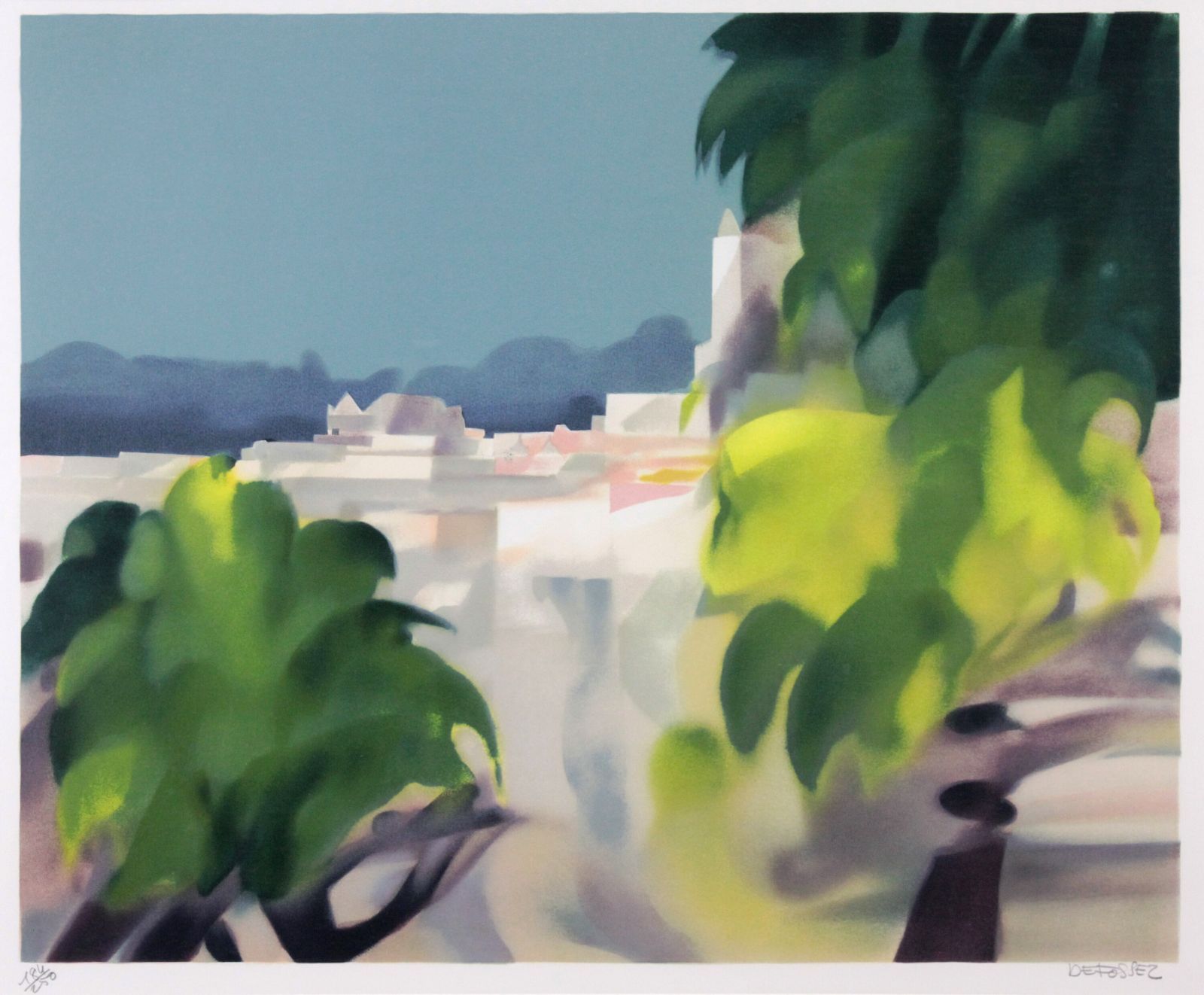 アルフレッド・デフォセ リトグラフ 版画『風景』 絵画 アルフレッド・デフォセ リトグラフ 版画『風景』 絵画 - メルカリ