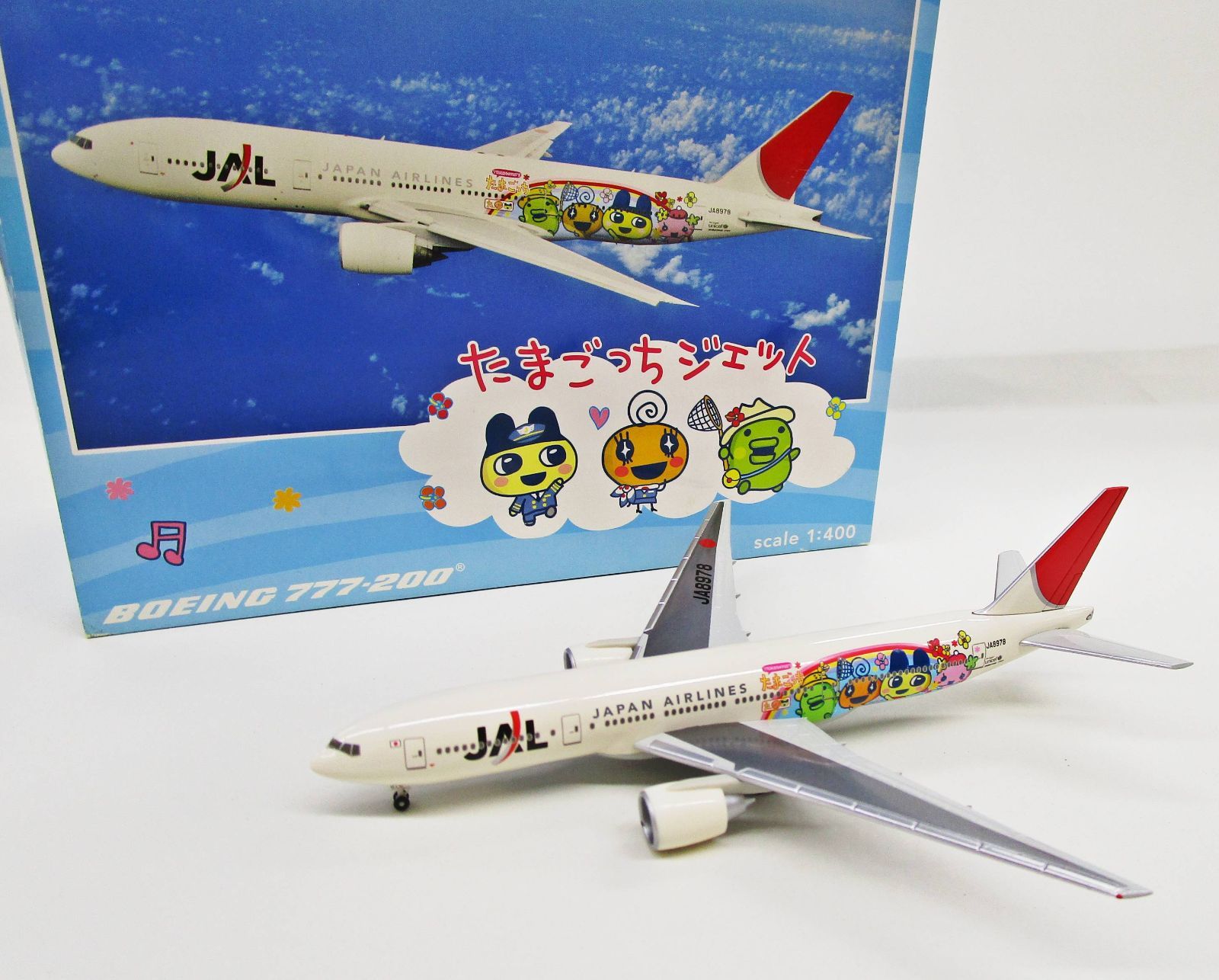 herpa 1/400 JAL BOEING 777-200 たまごっちジェット【B】krt013002m