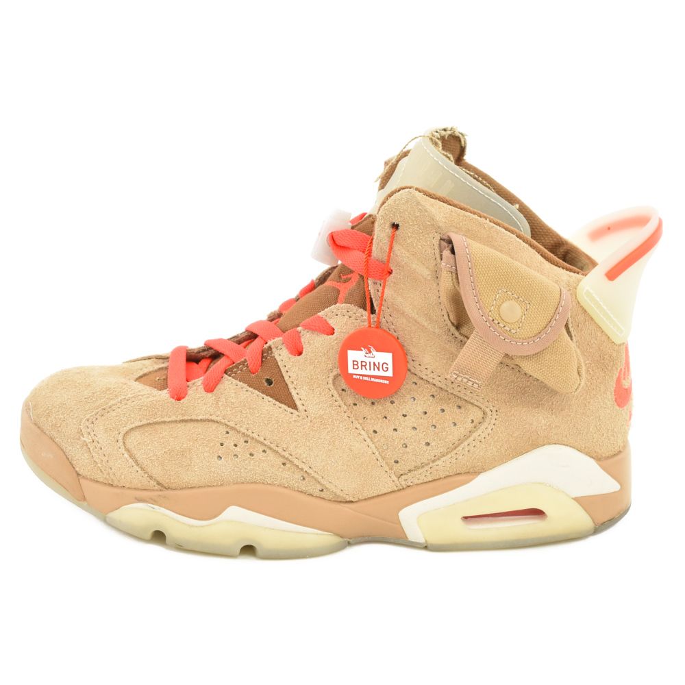 NIKE ナイキ ×TRAVIS SCOTT AIR JORDAN 6 RETRO SP BRITISH KAHKI