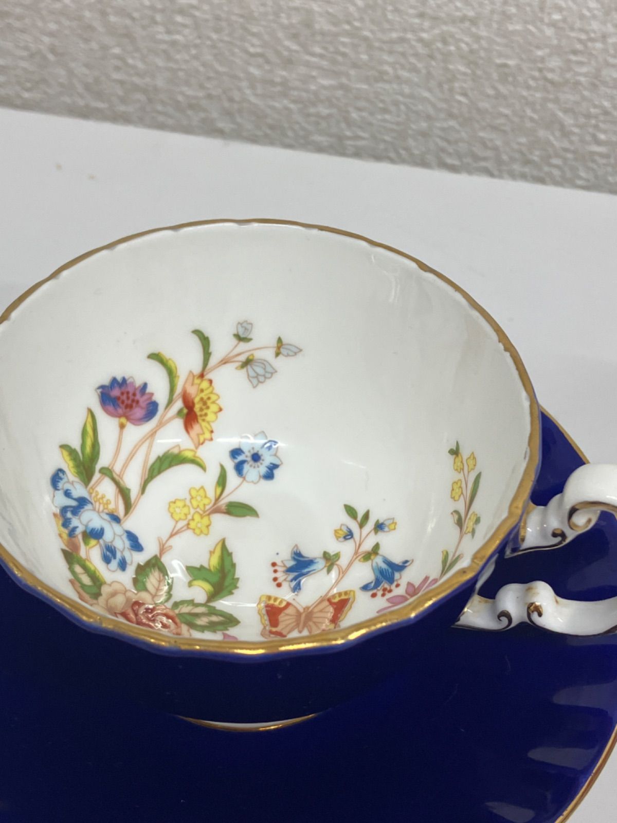 AYNSLEY エインズレイ ティーカップ & ソーサー セット イギリス