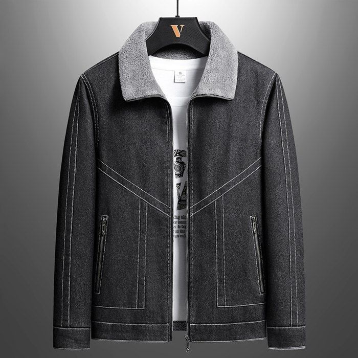 デニムジャケット ボア Gジャン 4色 長袖 裏起毛 厚手 7757 デニムジャケット メンズ Gジャン 裏起毛 デニム ジャケット