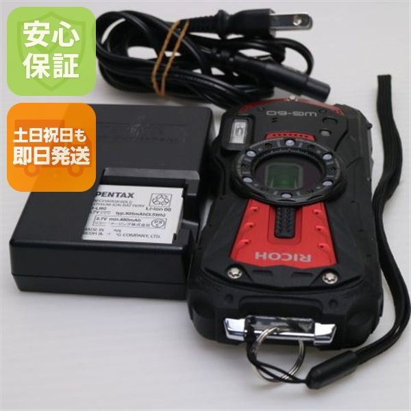 WG-60 レッド 即日発送 RICOH コンパクトデジタルカメラ 土日祝発送OK 03000