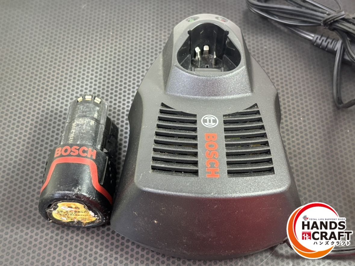 ▽ ボッシュ GKS10.8V-LI 丸ノコ バッテリー×1 充電器×1 HRDEVELOPMENT_JP