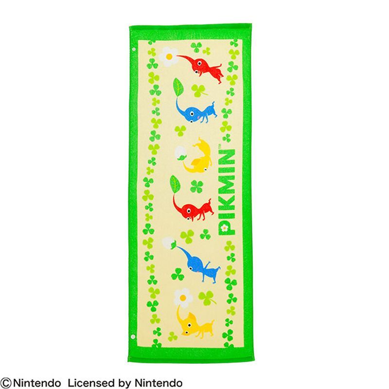 新品】ジュニアバスタオル ピクミン 40×110cm スポーツタオル