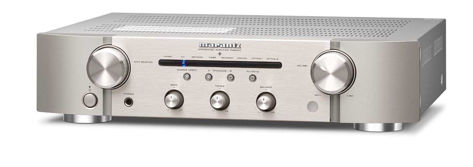 在庫 PM6007 プリメインアンプ 92kHz|24bit対応|デジタル入力対応 Marantz シルバーゴールド マランツ PM6007|FN
