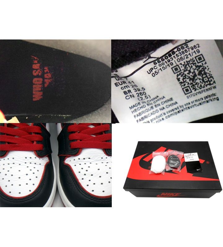 ナイキ NIKE 【 AIR JORDAN 1 RETRO HIGH OG Blood Line 555088